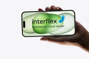 Featured project named Interflex Mobile App title image